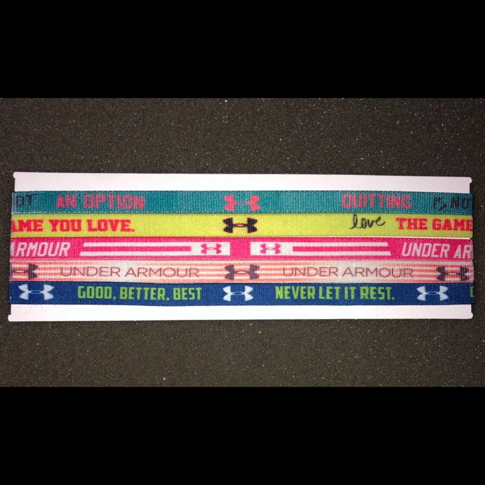 Under Armor Set of 5 Headbands